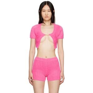 Jacquemus La Maille Neve Cardigan Pink - 34/2